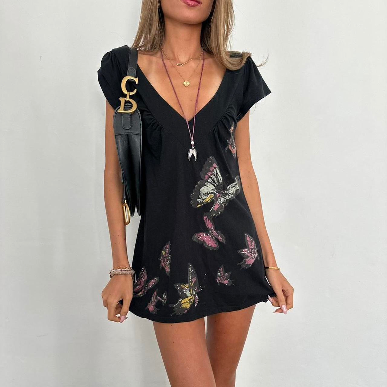 Vintage 90’s butterfly mini dress
