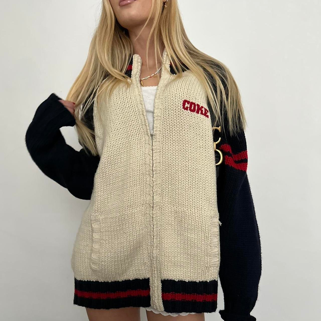 Vintage 2000’s Coca-Cola knit cardigan