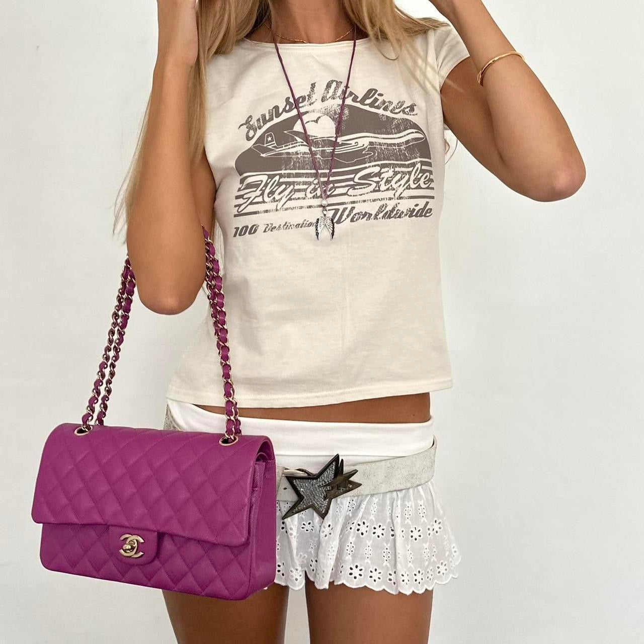 Vintage graphic sunset baby tee