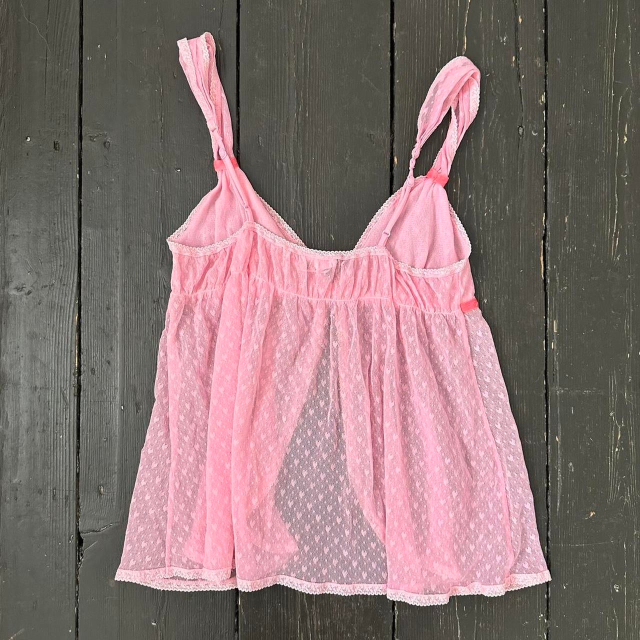 Vintage 90’s Victoria’s Secret pink babydoll top