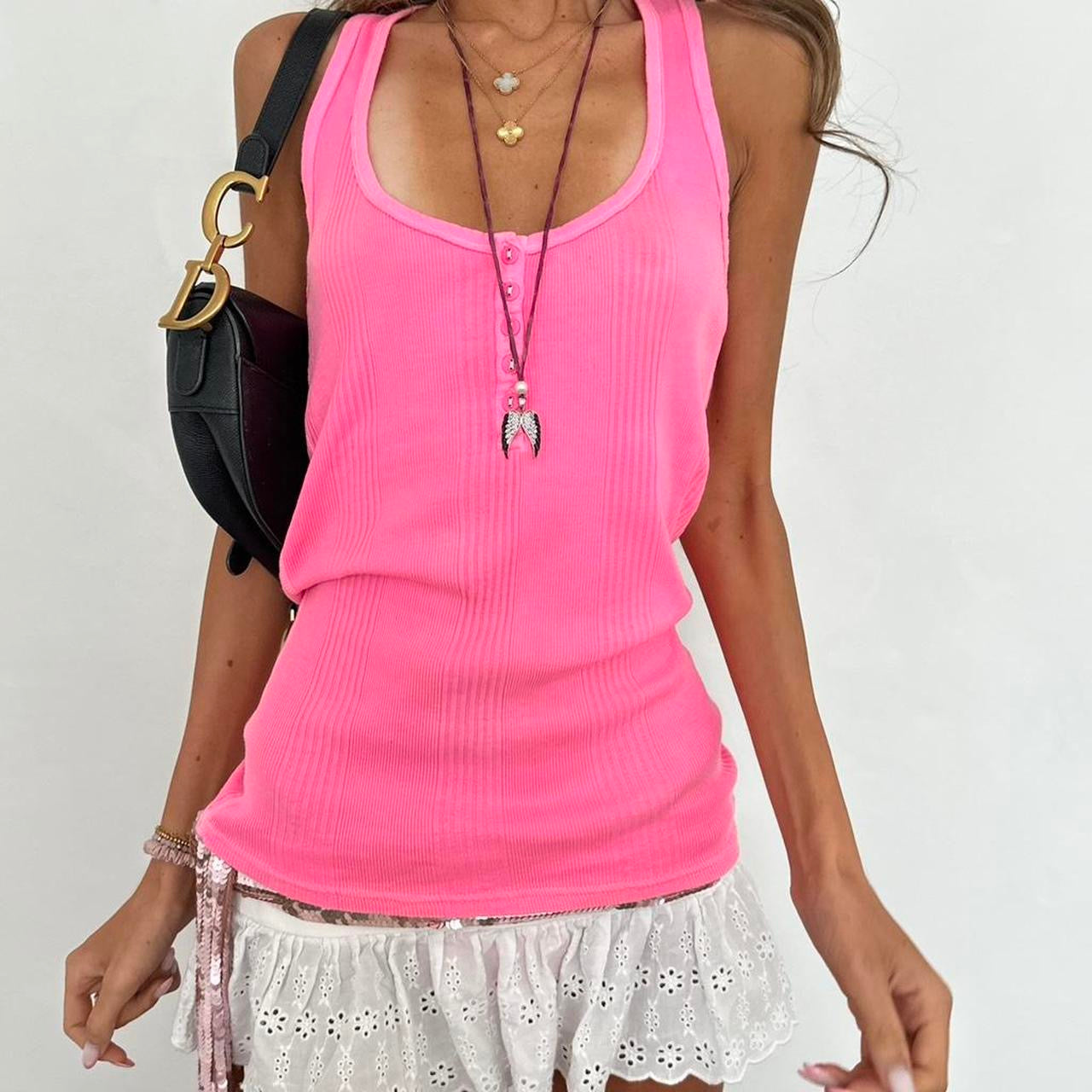 Vintage 00’s pink cami top