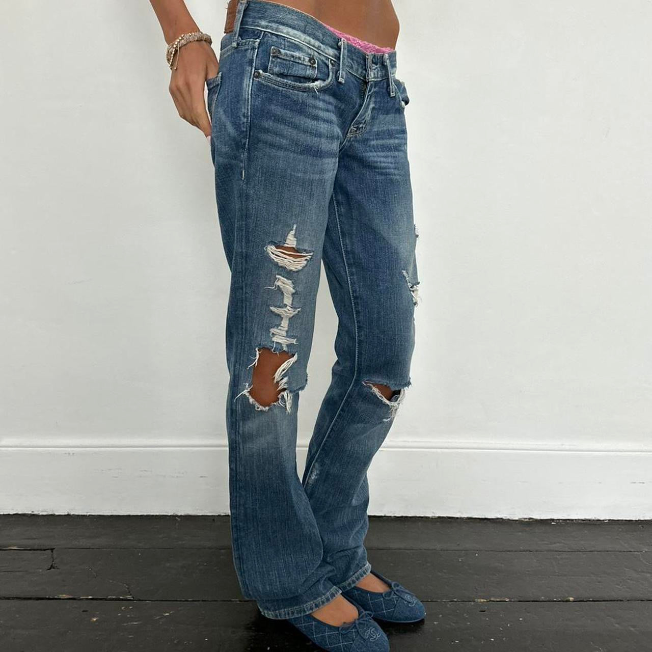 Vintage 2000’s Abercrombie and Fitch bootcut jeans
