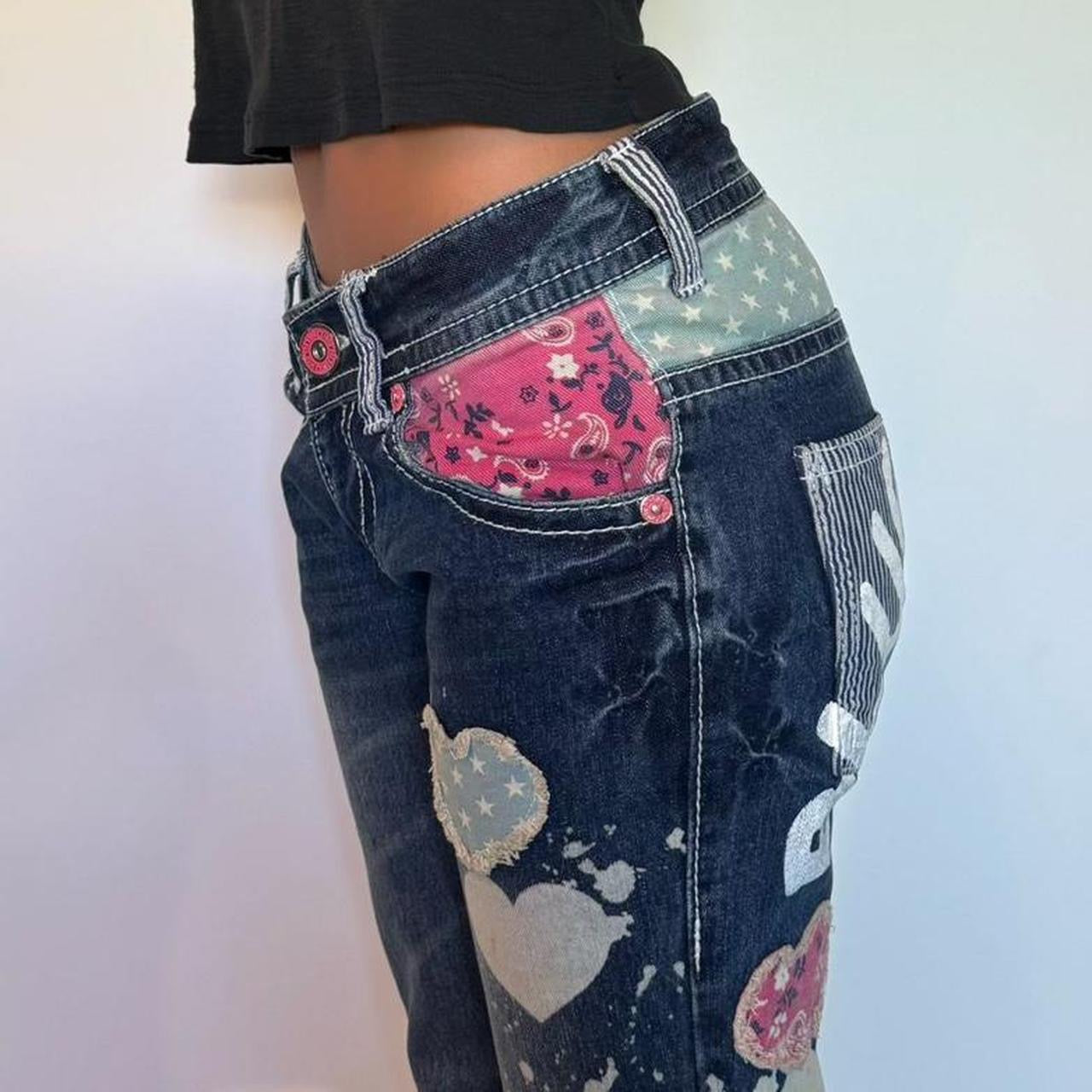 Vintage rare 90s island surf girl jeans