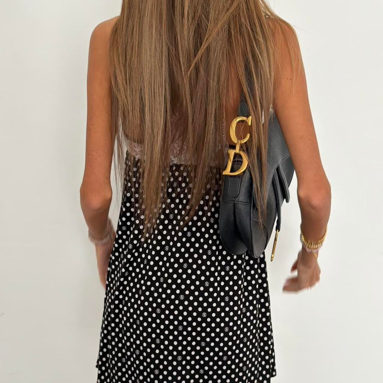 Vintage 2000’s black polka dot Victoria’s Secret dress