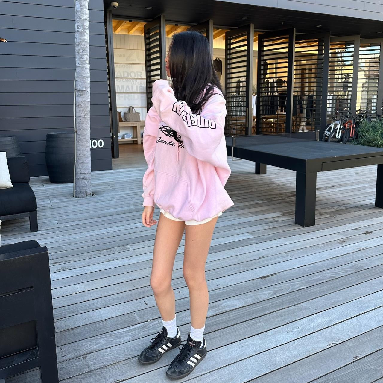 Vintage 90’s motorbike pink rare hoodie