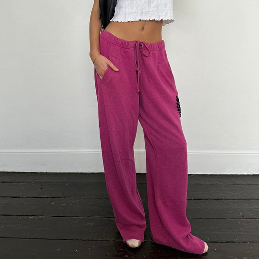 Vintage 2000’s Victoria’s Secret Pink dark pink graphic sweatpants