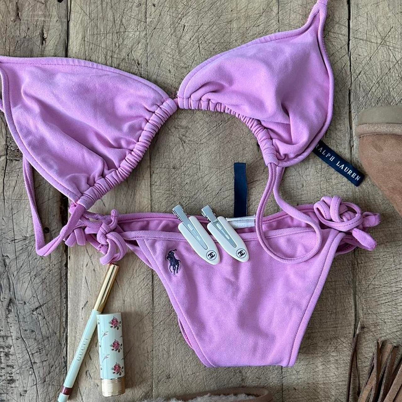 Vintage Ralph Lauren 90’s pink bikini