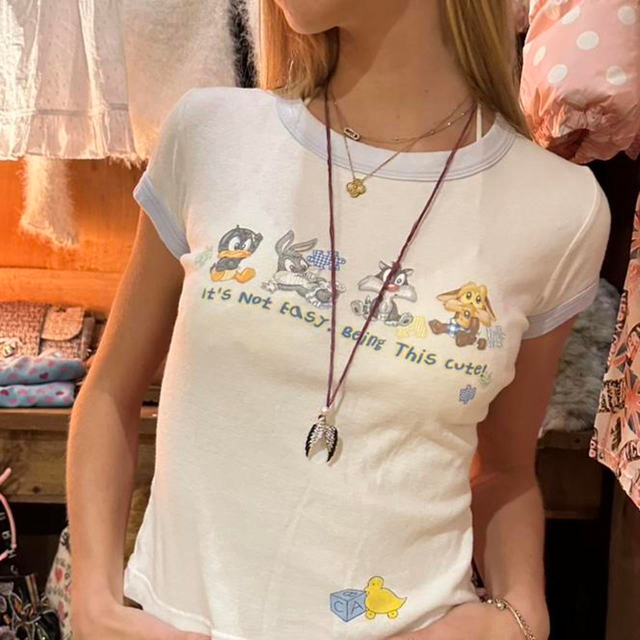 Vintage 90’s looney tunes baby tee