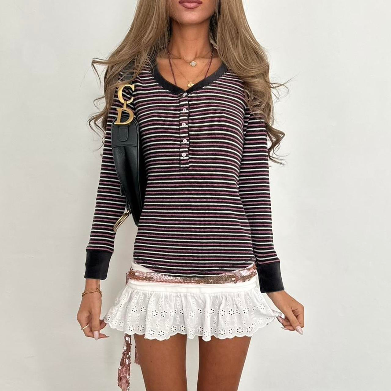 Vintage Victoria’s Secret striped long sleeve top