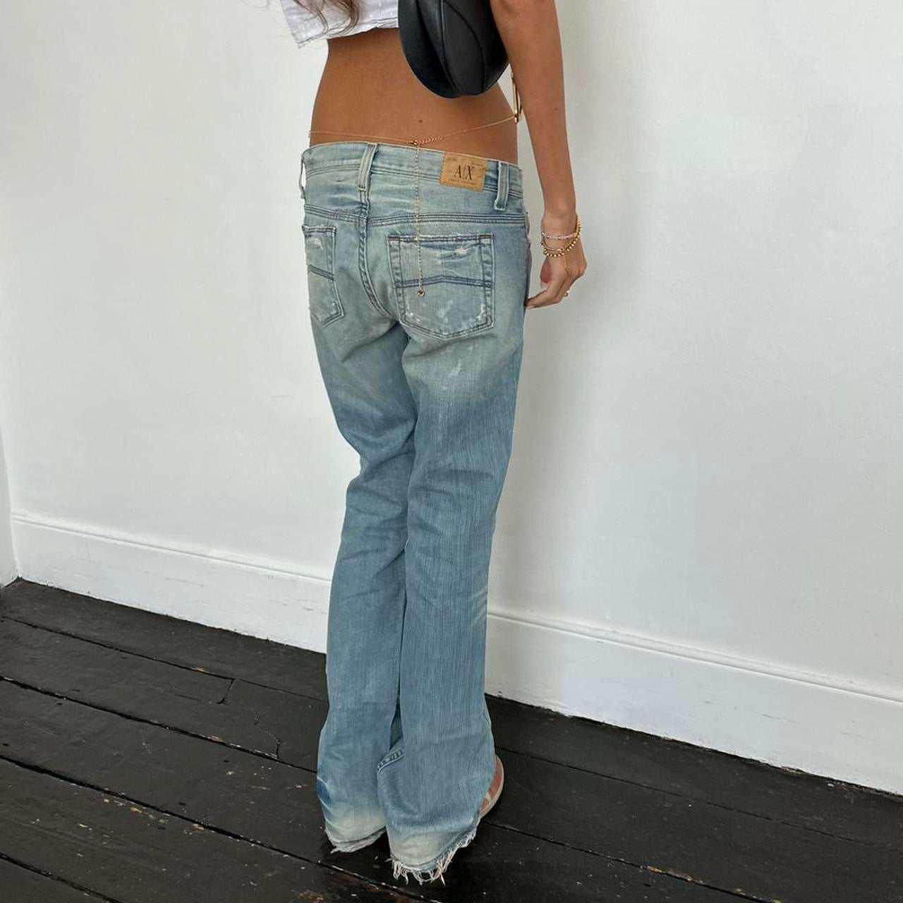 Vintage 00s Armani Exchange bootcut jeans