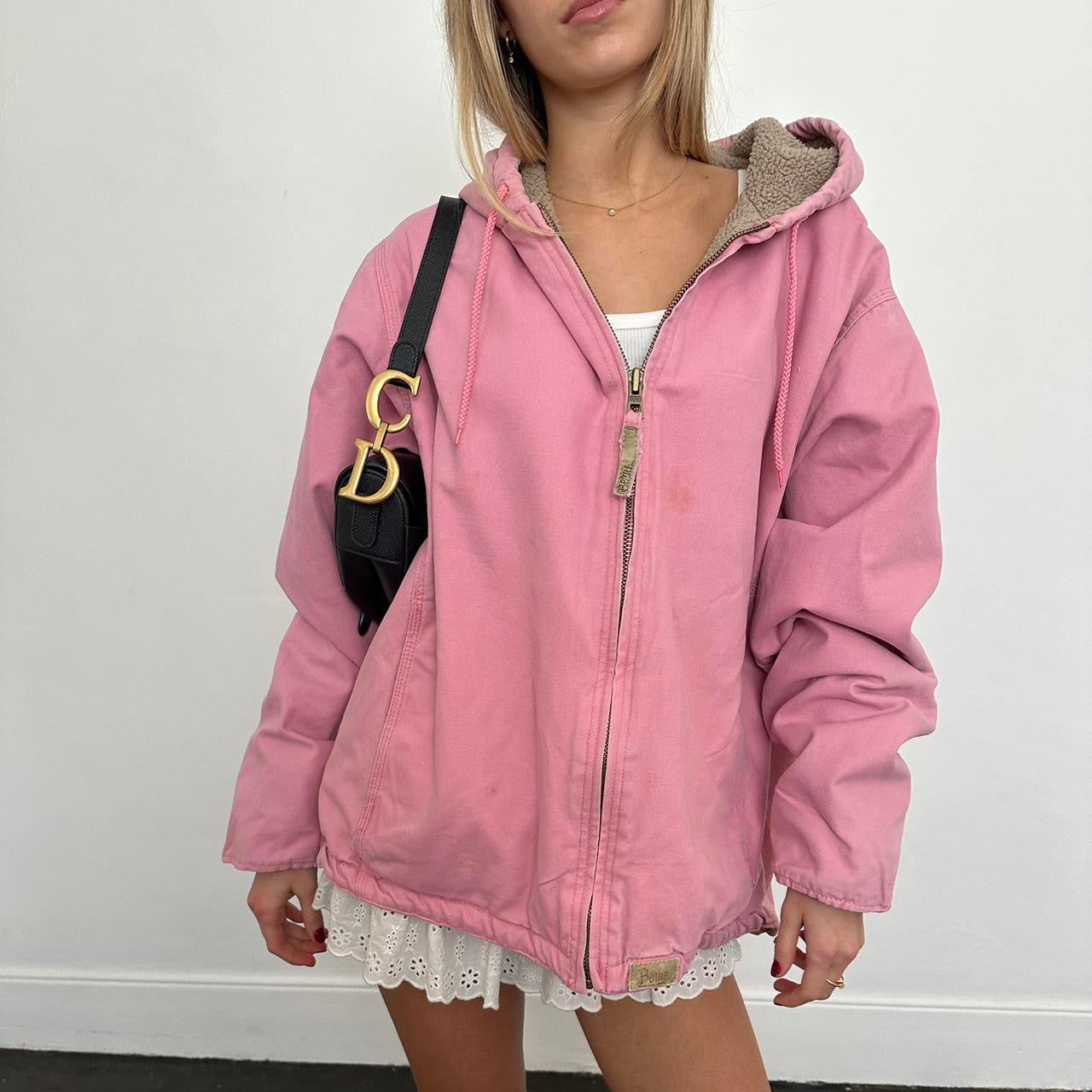 Vintage 2000’s pink canvas jacket