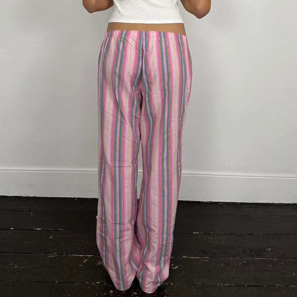 Vintage 2000’s Victorias Secret striped pants 🩵