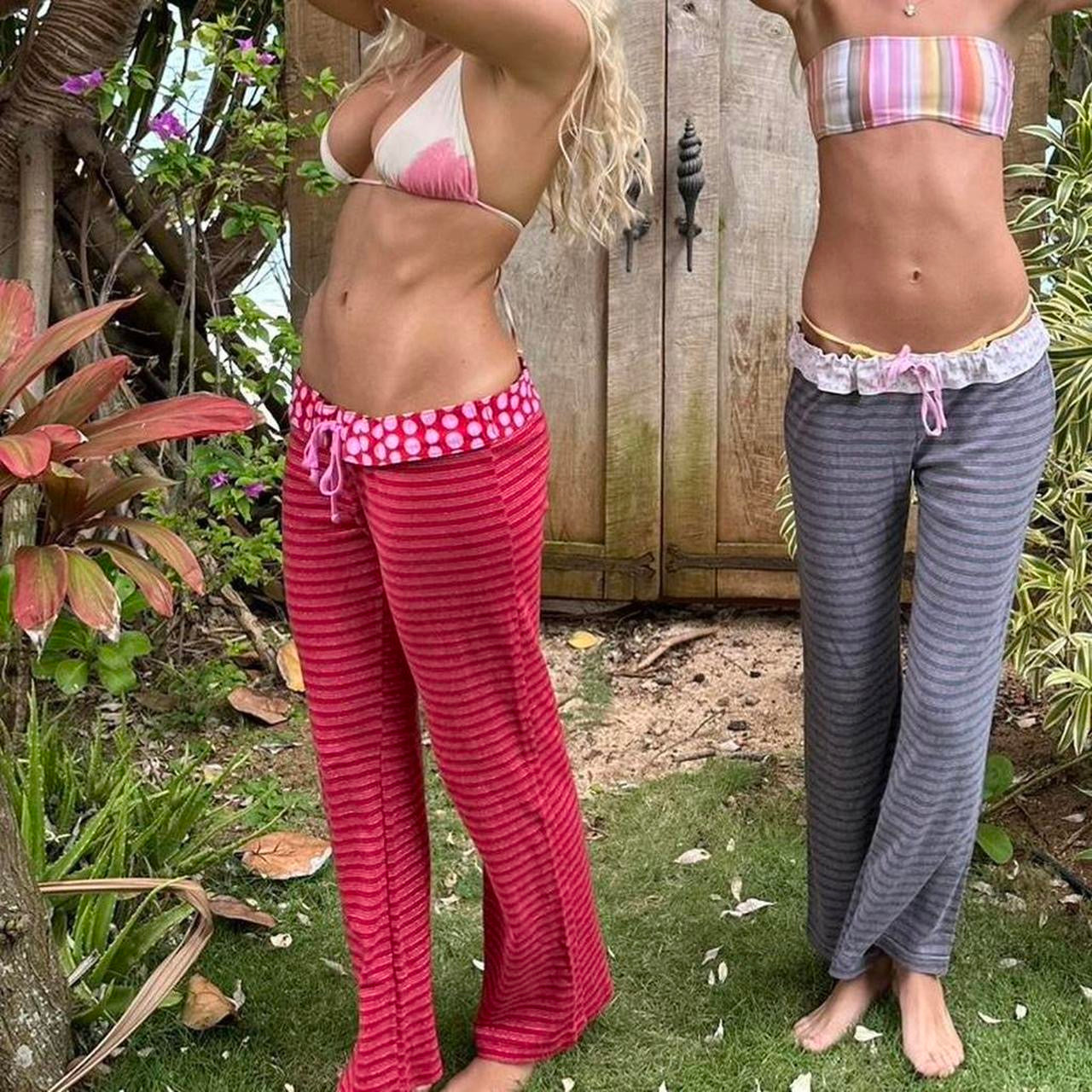 Vintage 2000’s Victoria’s Secret rare striped pants