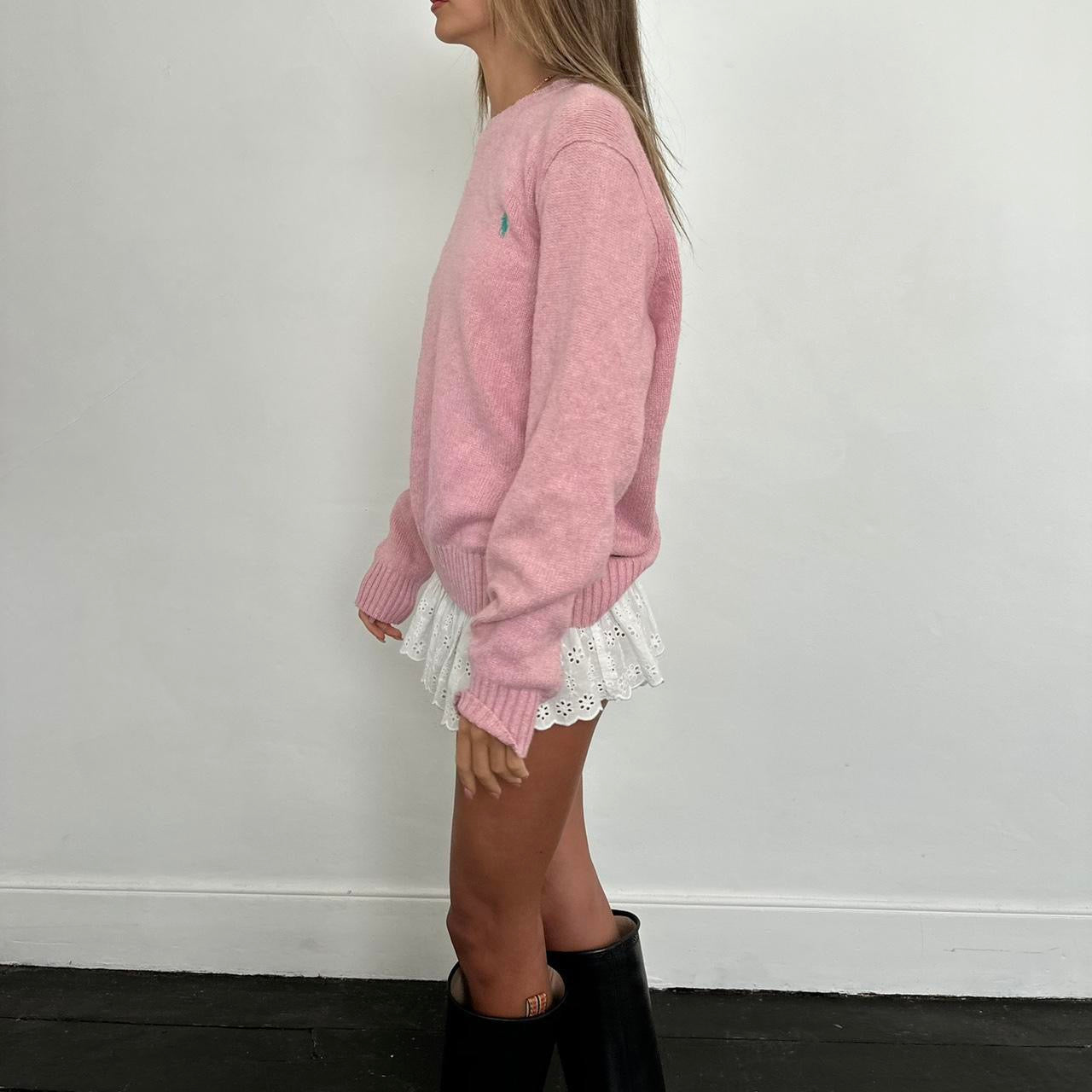 Vintage 90’s Ralph Lauren pink sweater