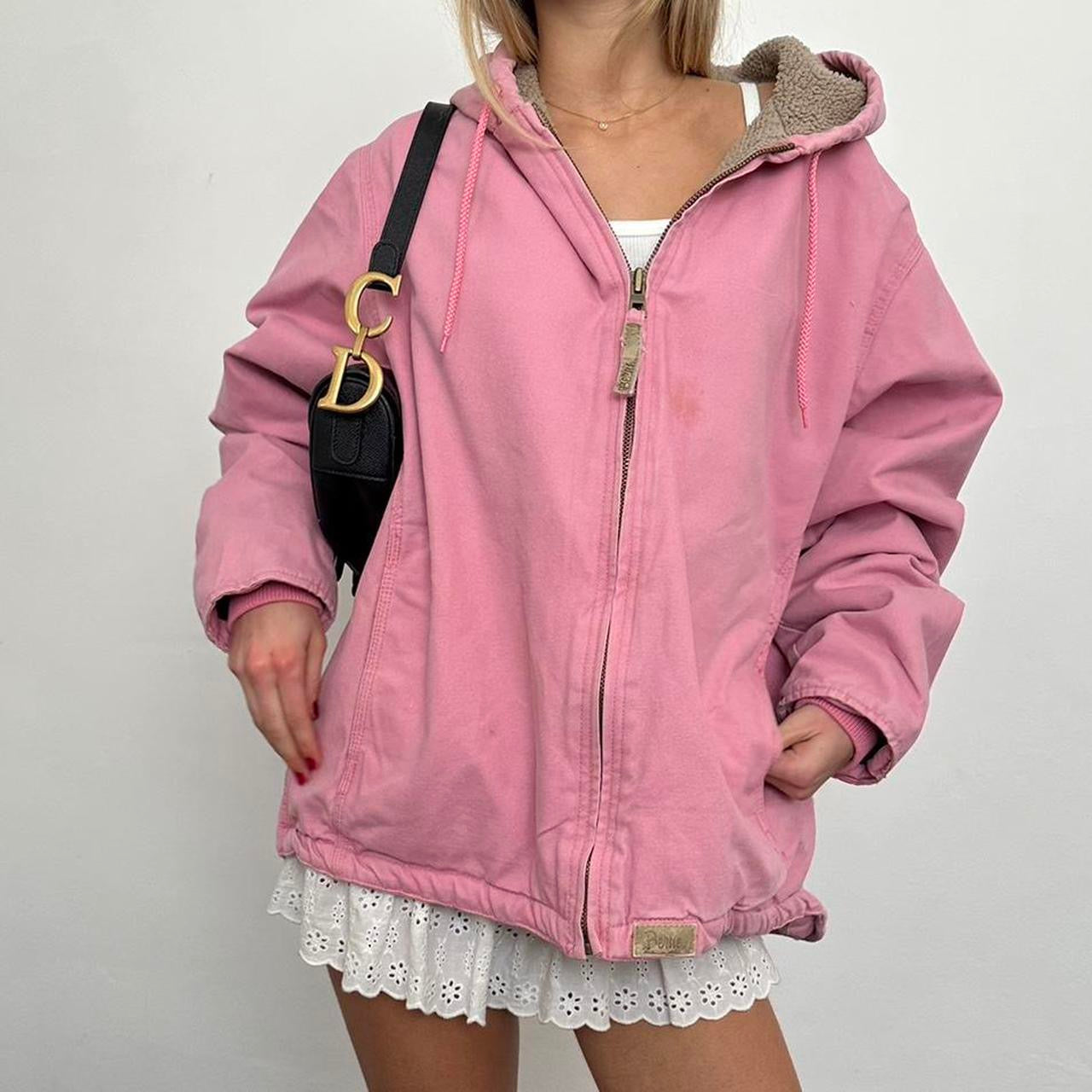 Vintage 2000’s pink canvas jacket