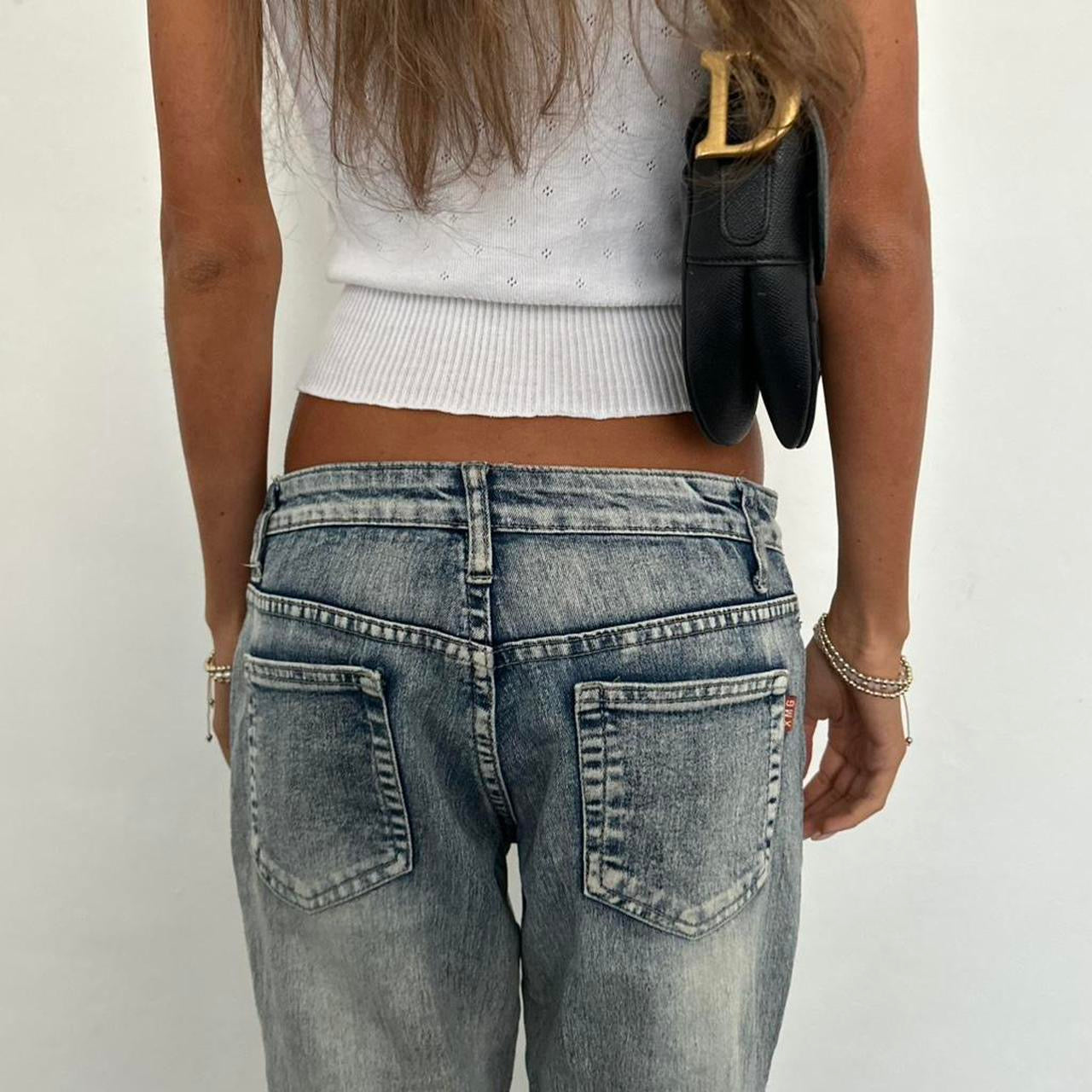 Vintage 2000’s embroidered bootcut jeans