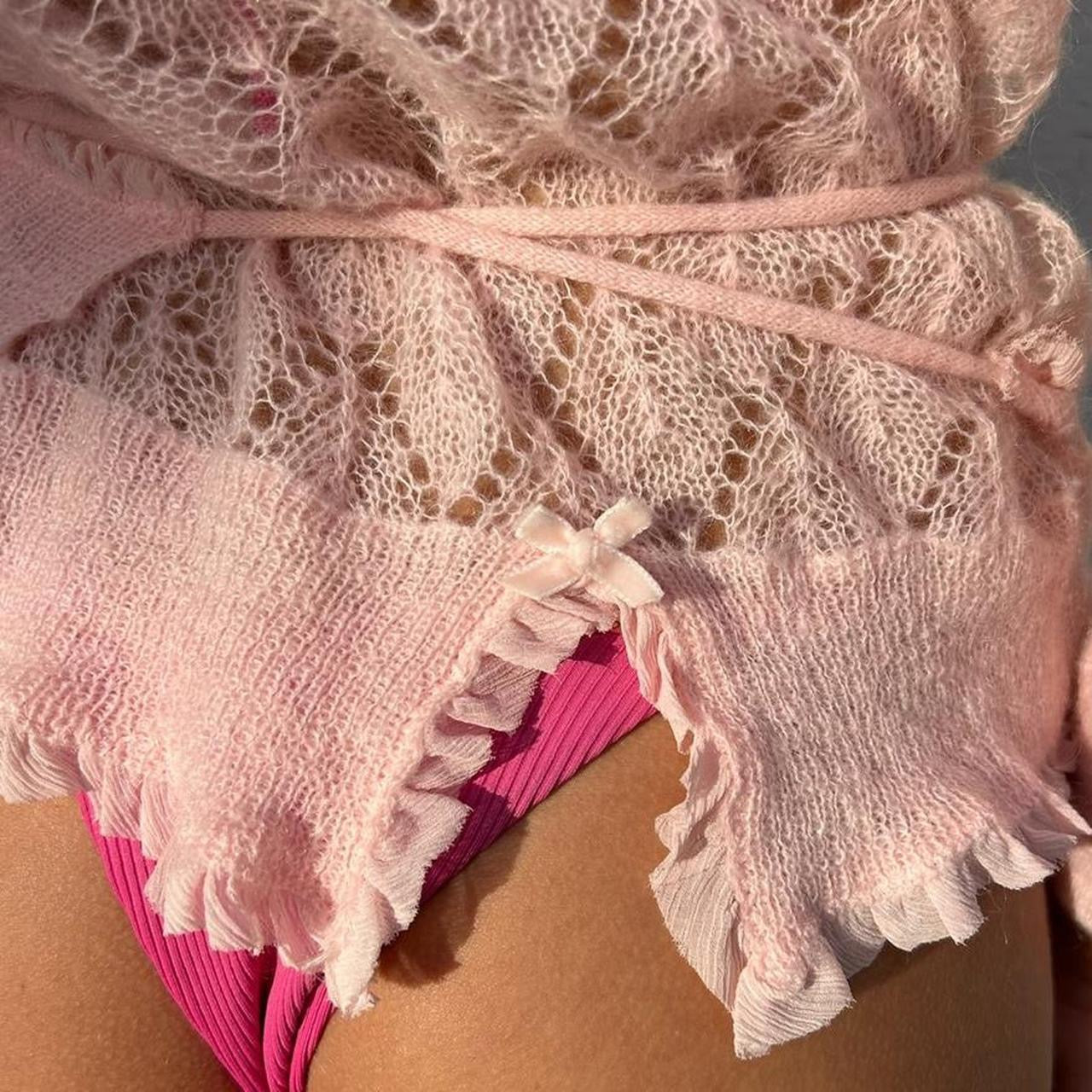 Vintage 90’s Victoria’s Secret knit wrap top