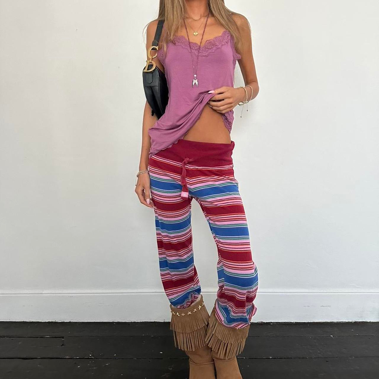 Vintage 2000’s purple lace cami top