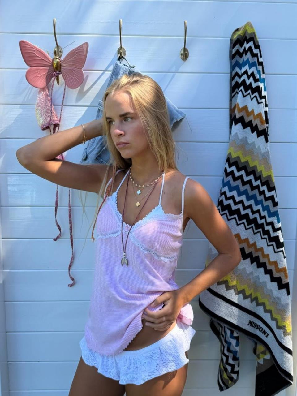 Vintage 00s Victoria’s Secret striped cami top