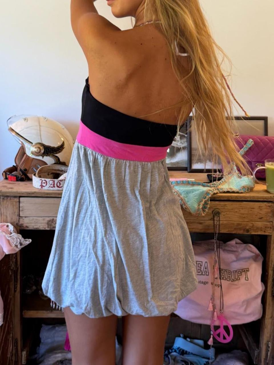 Vintage 00’s strapless mini dress