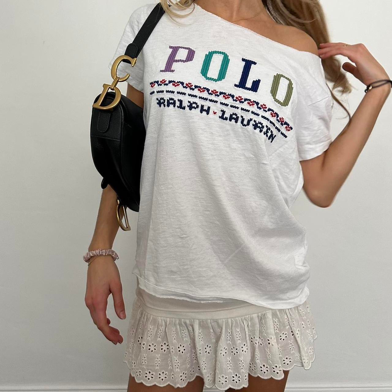 Vintage 90’s Polo Ralph Lauren off the shoulder top