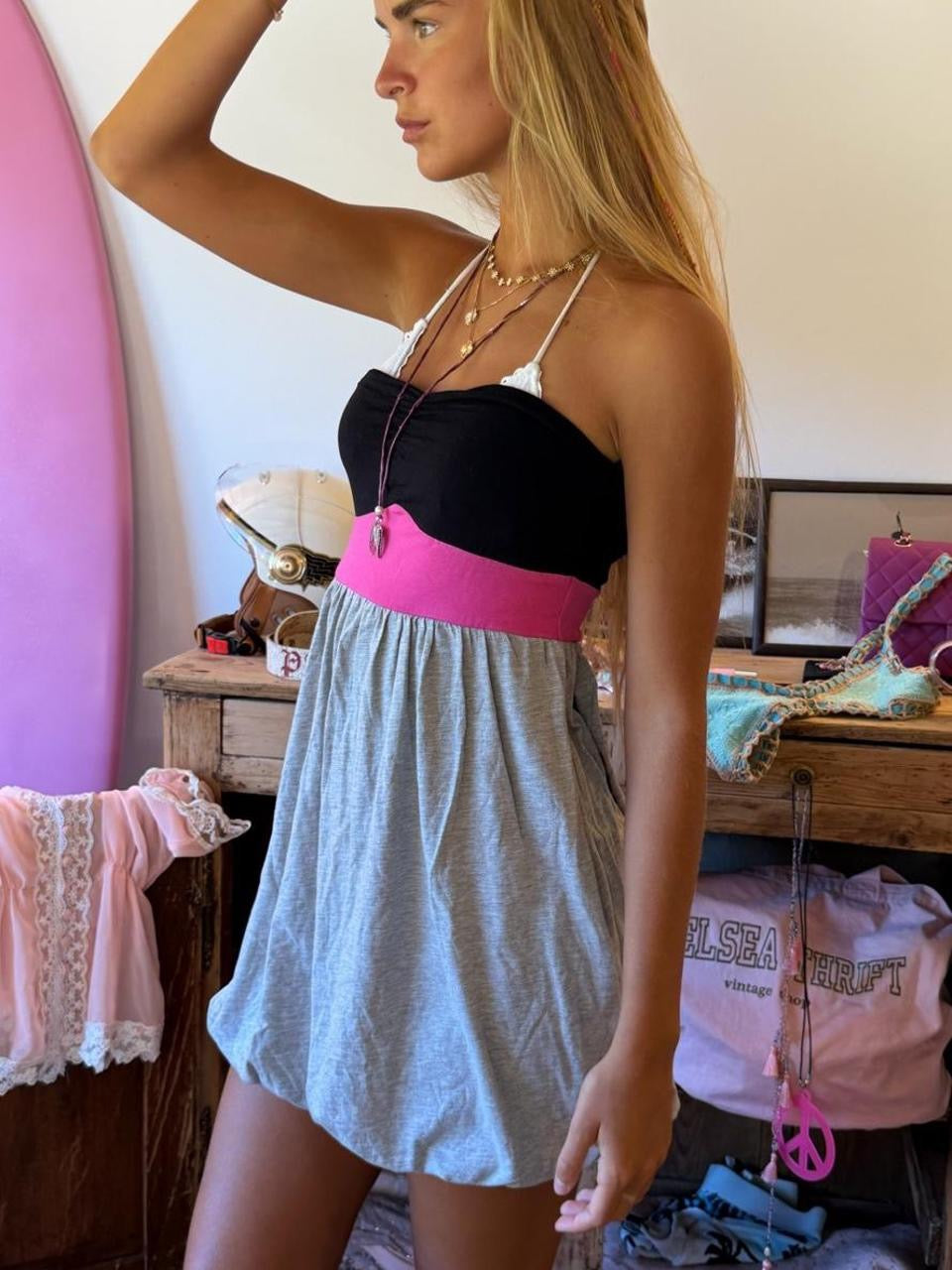 Vintage 00’s strapless mini dress