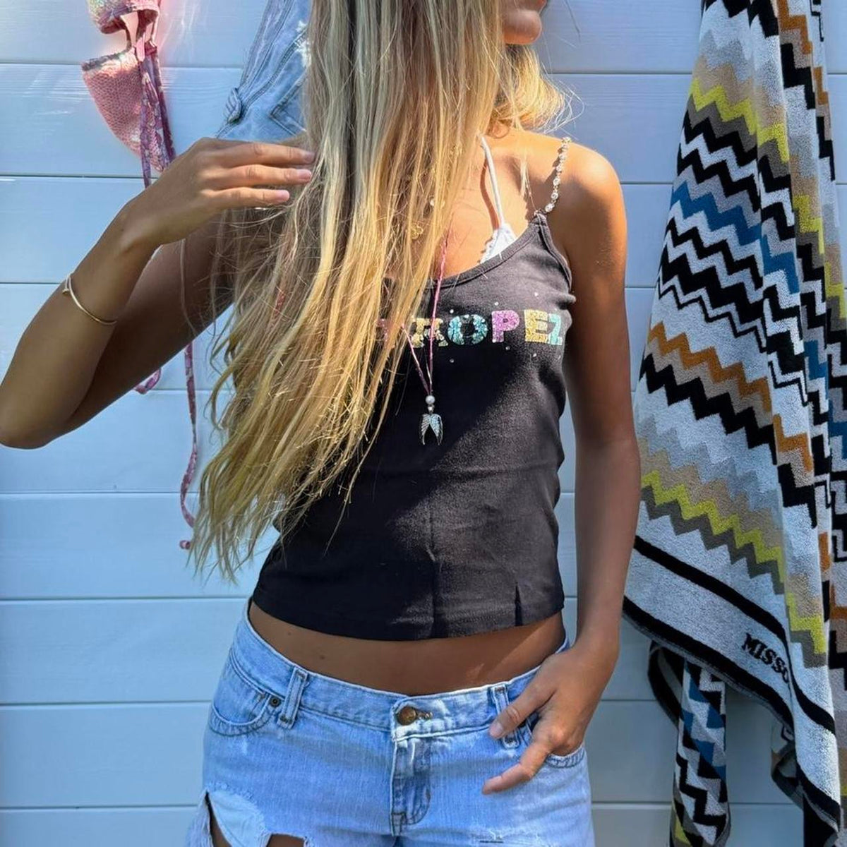 Vintage 90’s Saint Tropez design cami top