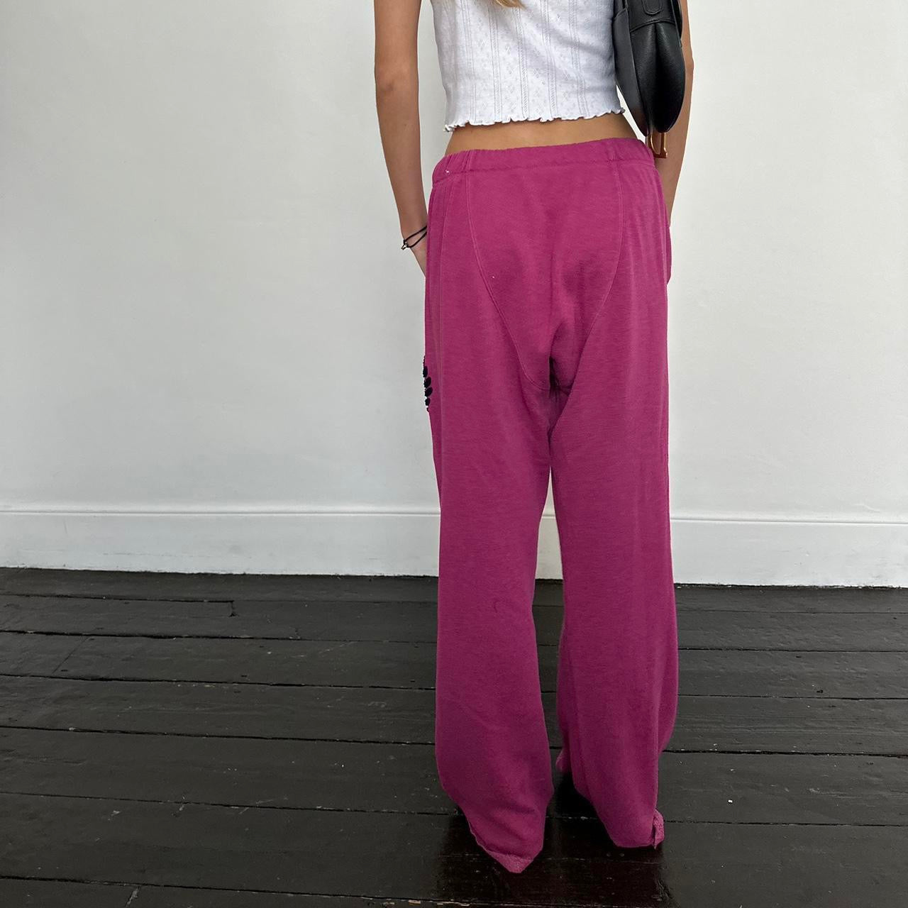 Vintage 2000’s Victoria’s Secret Pink dark pink graphic sweatpants