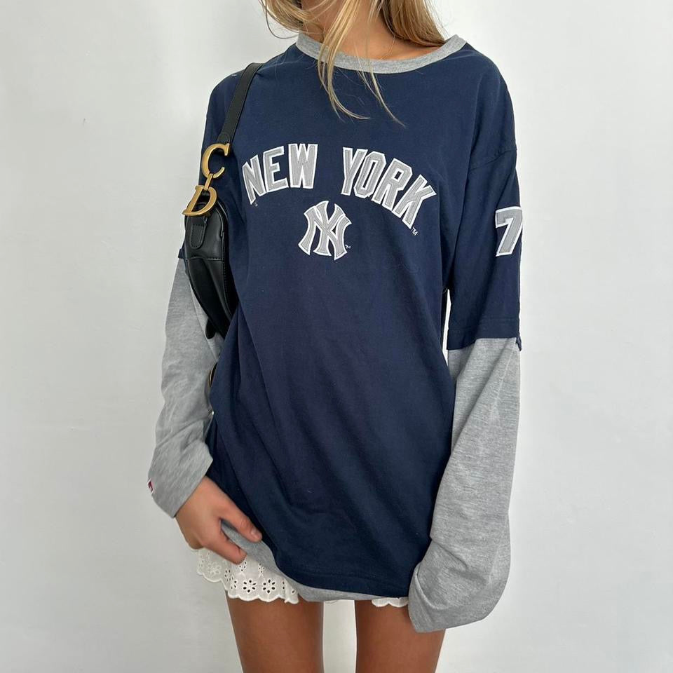 Vintage New York Yankees double layer long sleeve top