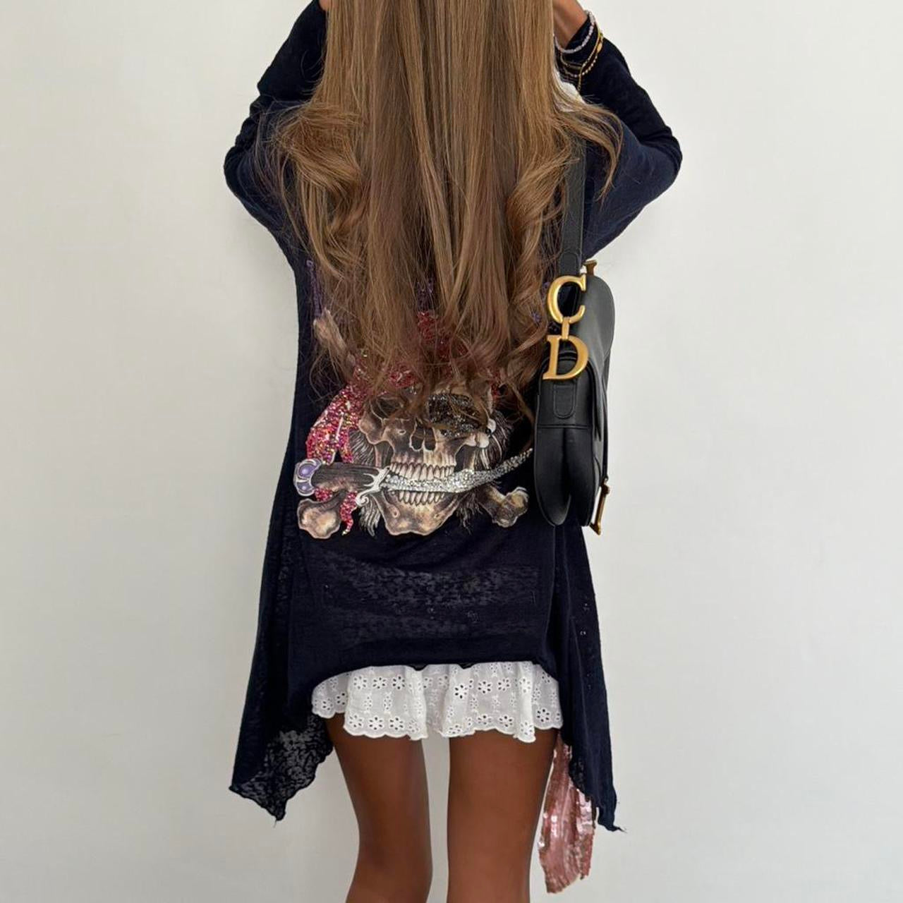 Vintage 90’s pirate layering cardigan top
