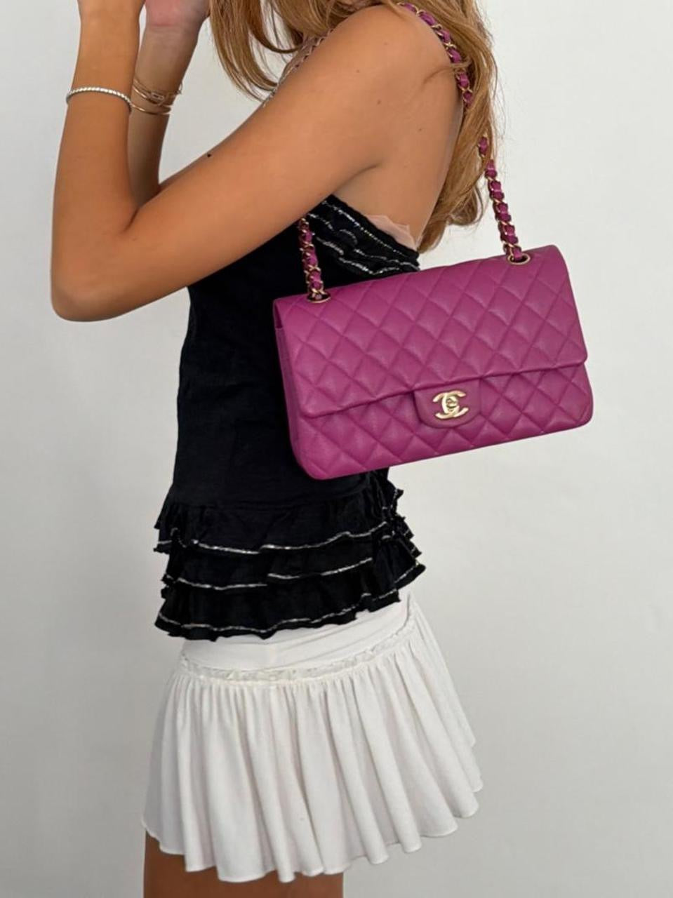 Vintage 00’s strapless black ruffle top