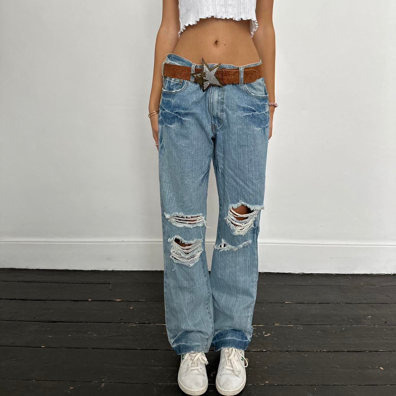 Vintage iconic rare 90s I love surf jeans 🩵🏄🏼‍♀️