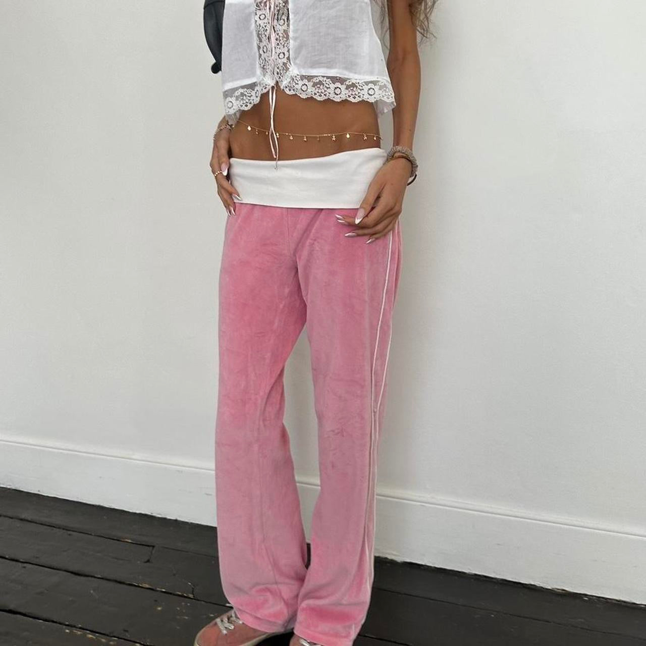 Vintage 90s Victoria’s Secret rare pink fold over pants