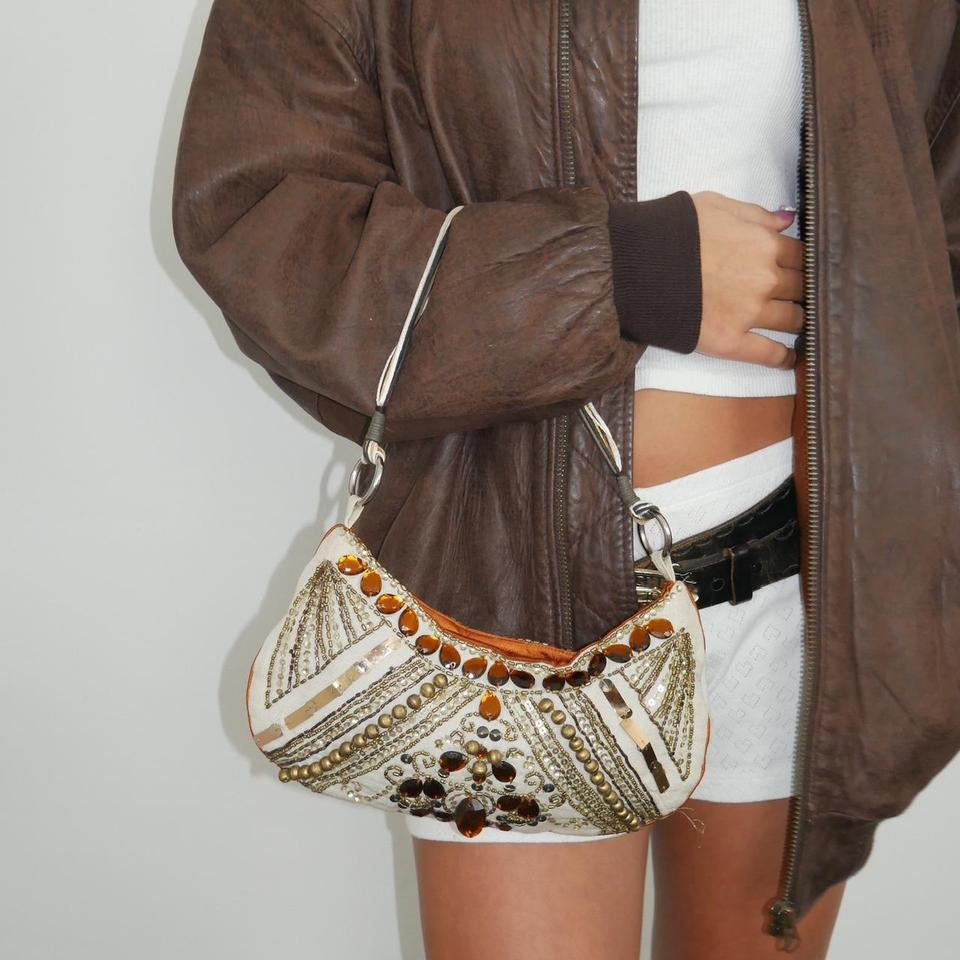 Vintage sequin embellished bag