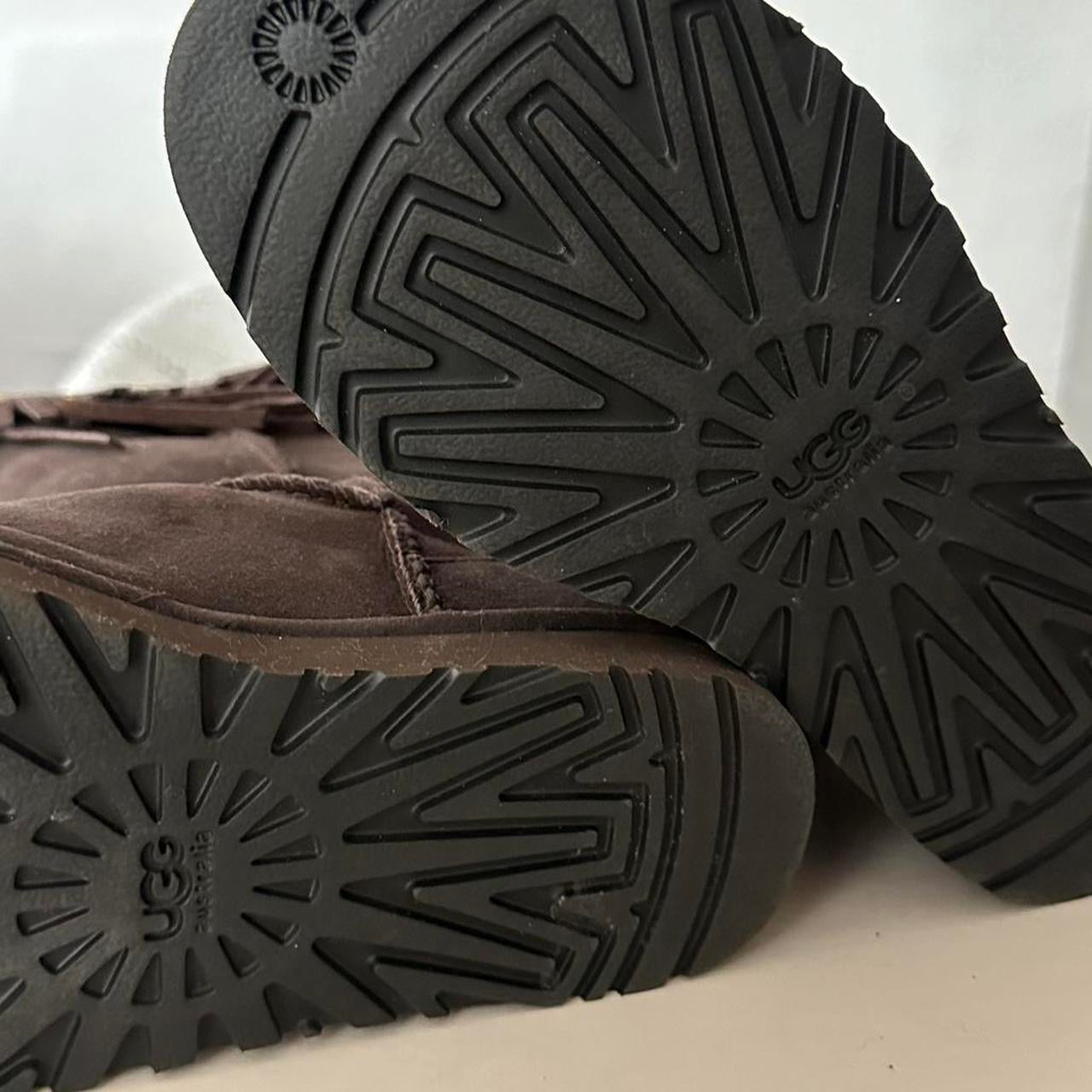 Vintage chocolate brown 2010 Jimmy Choo X Ugg boots