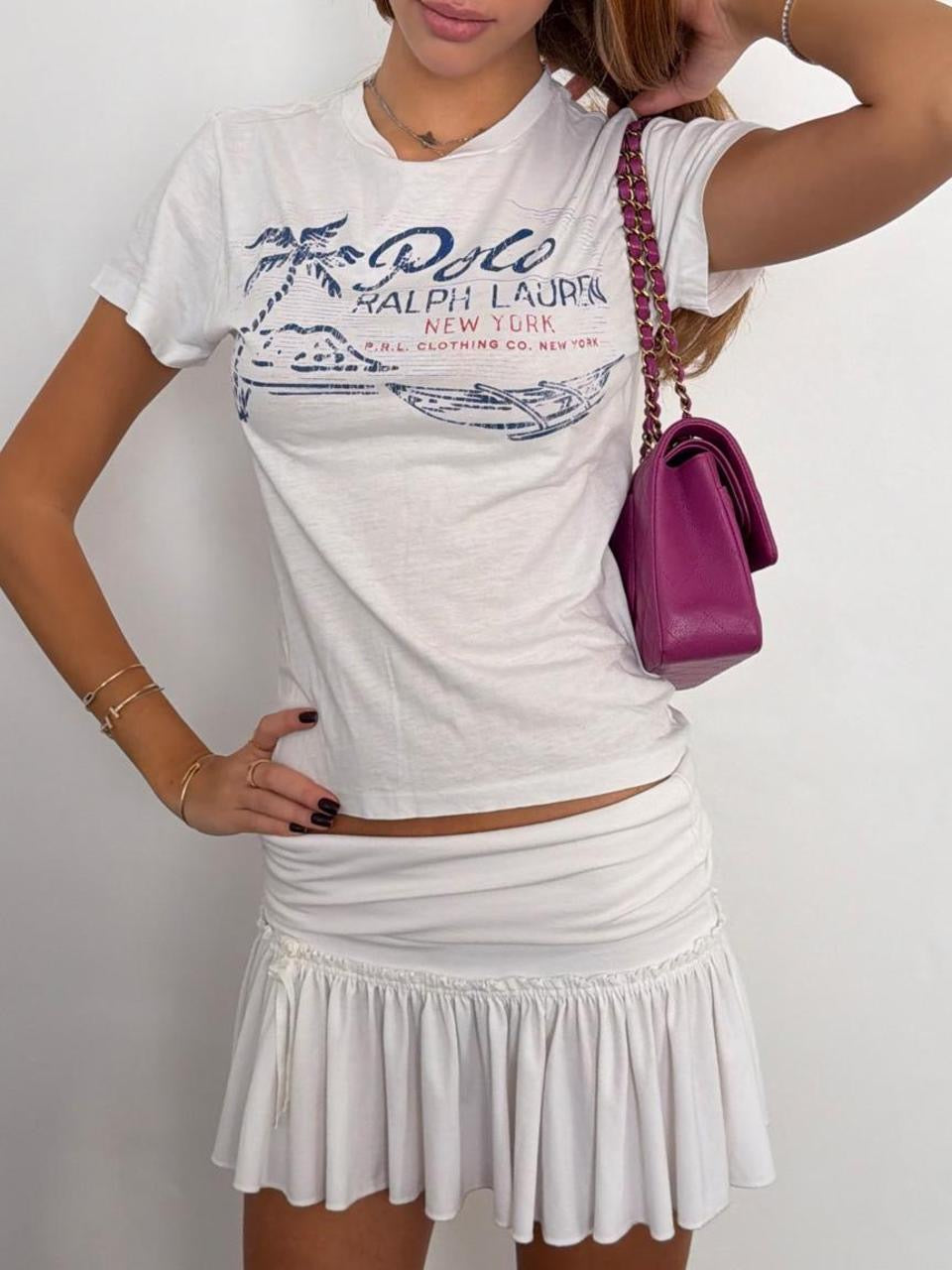 Vintage 00’s Ralph Lauren island graphic top