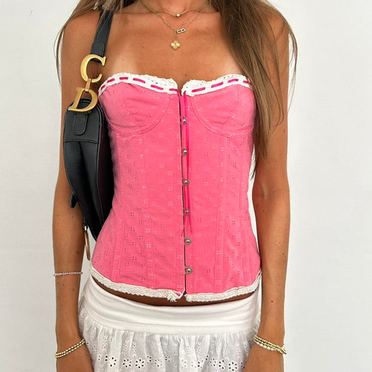 Vintage 90’s pink corset top