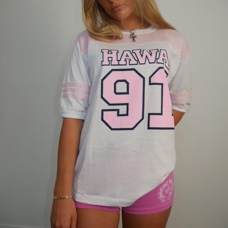 Vintage true 90’s Hawaii pink top