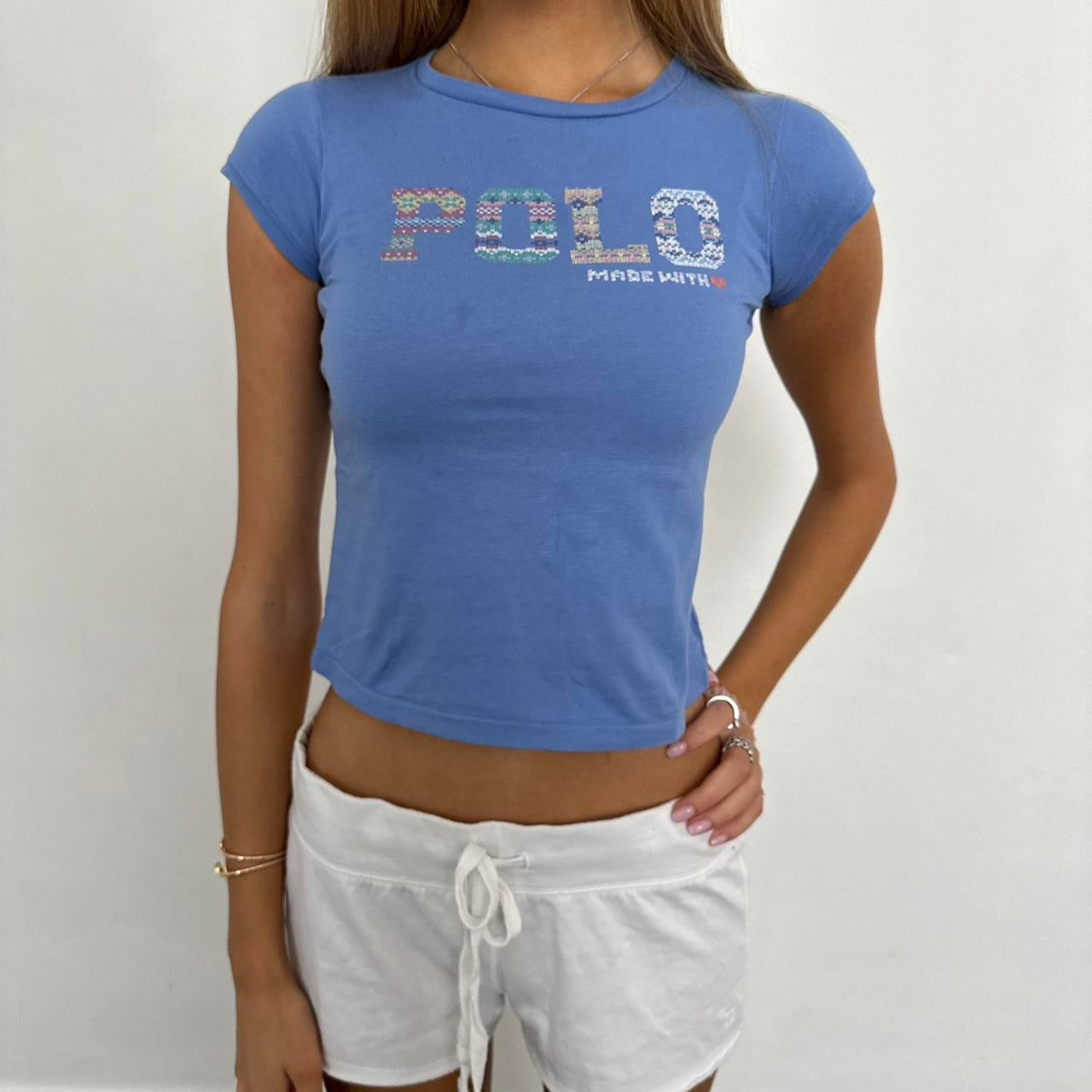 Vintage Polo Ralph Lauren tee 🩵💙 Made with 💓