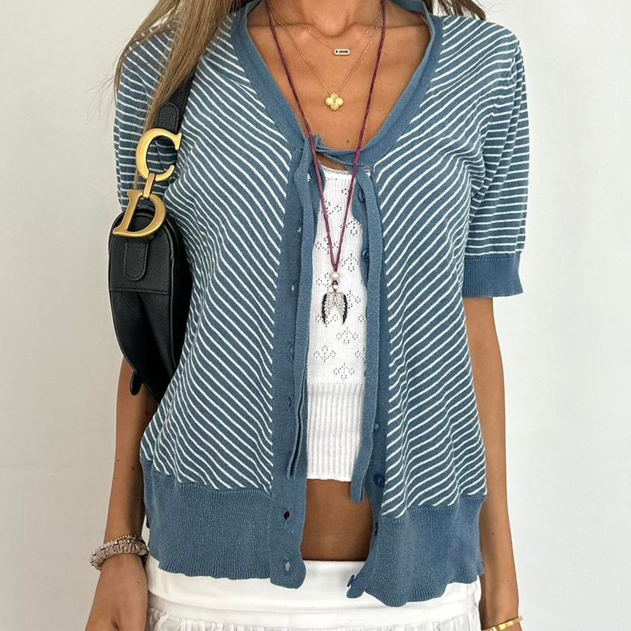 Vintage 2000s striped layering top