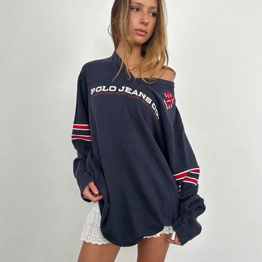 Vintage Ralph Lauren sporty oversized sweater top