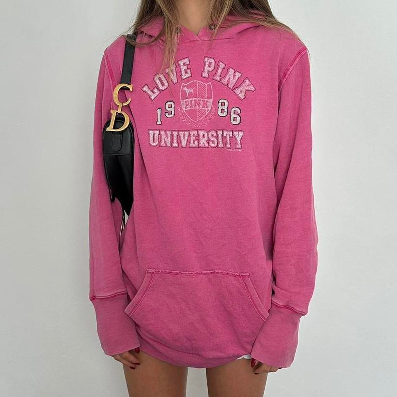 Vintage early 2000s rare Victoria’s Secret Pink University hoodie