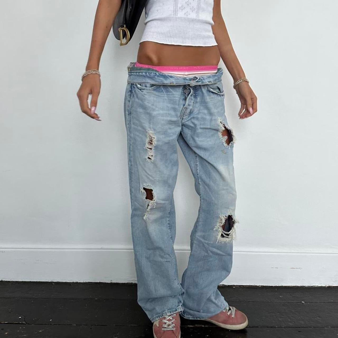 Vintage 2000’s Abercrombie and Fitch boyfriend jeans