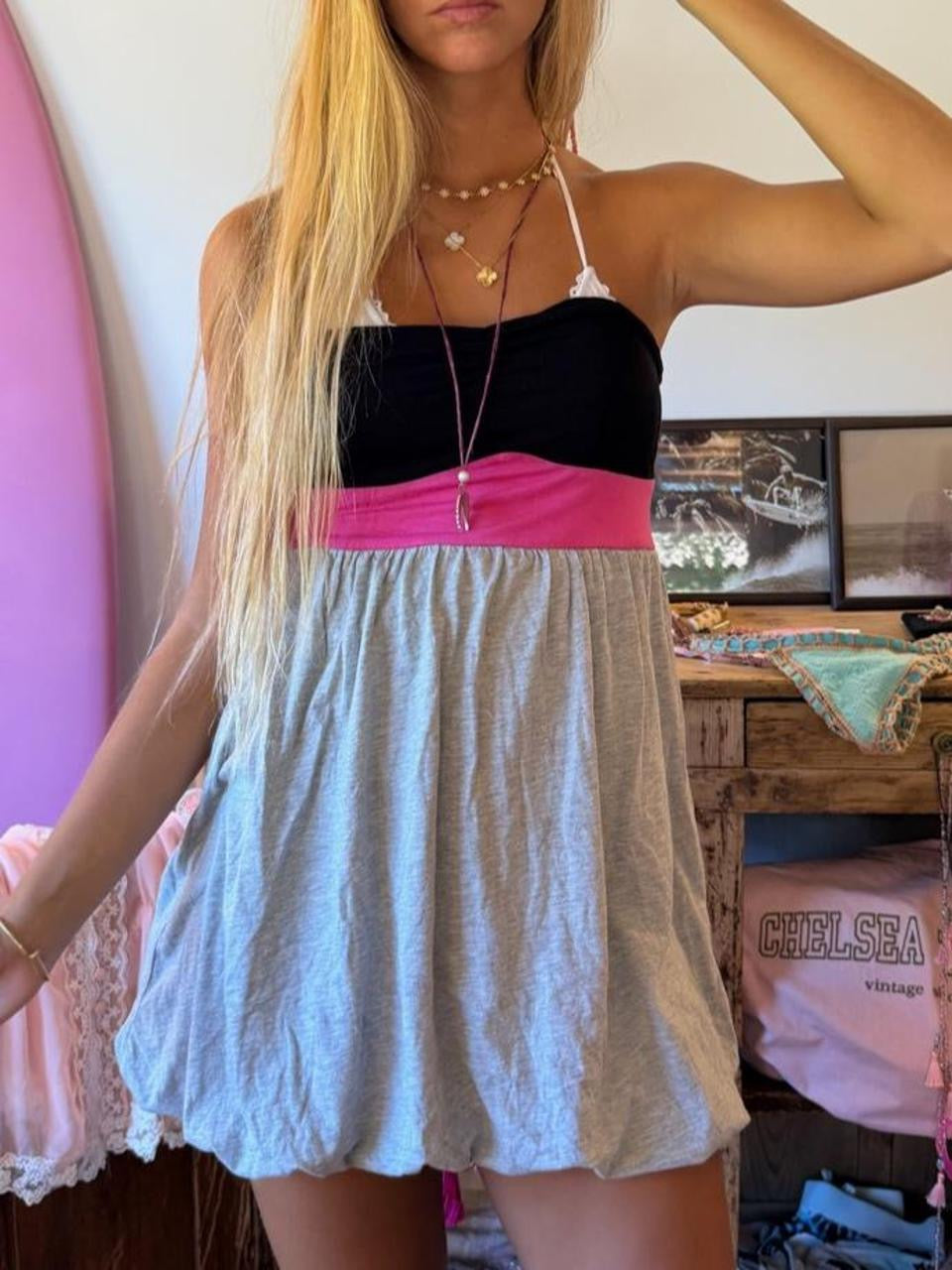 Vintage 00’s strapless mini dress