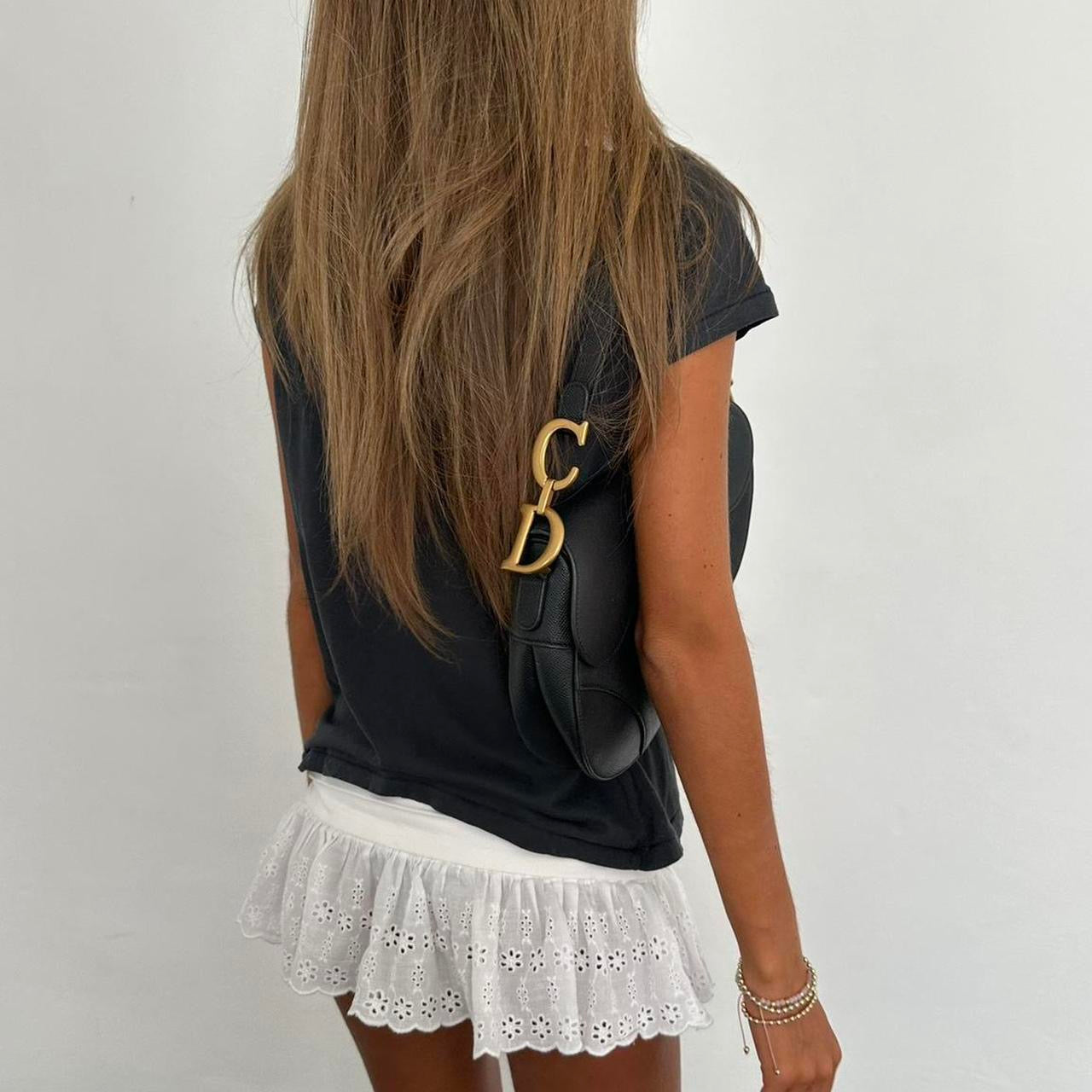 Vintage 2000’s Rolling Stones grey off the shoulder top