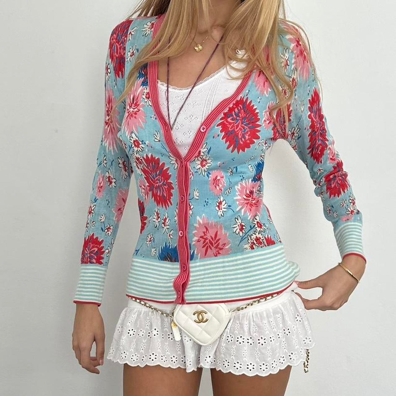 Vintage cardigan delicate layering top