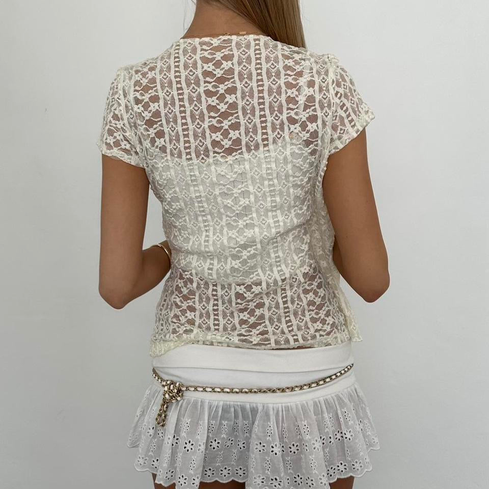 Vintage 99’s tie up layering top