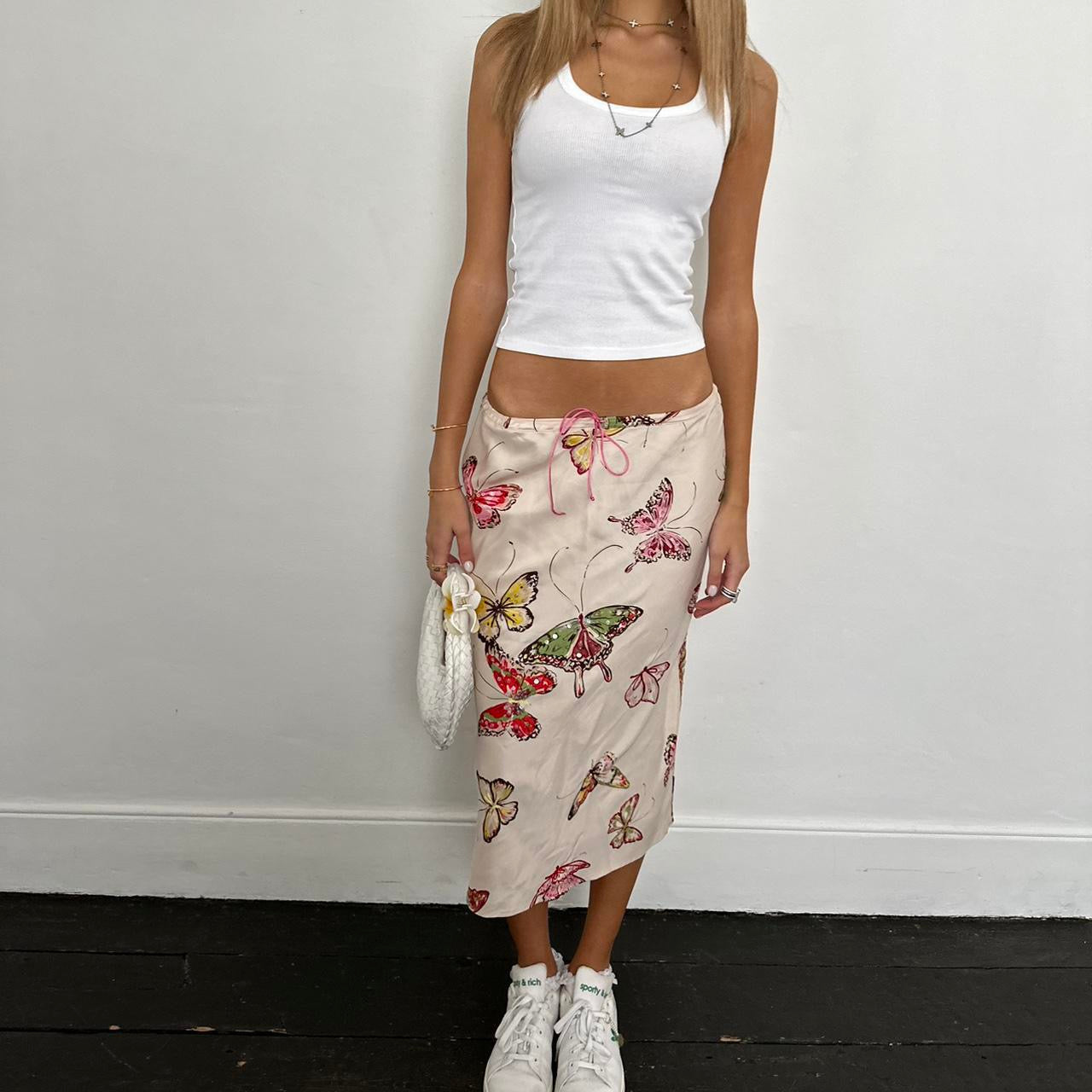 Vintage 90’s butterfly midi skirt