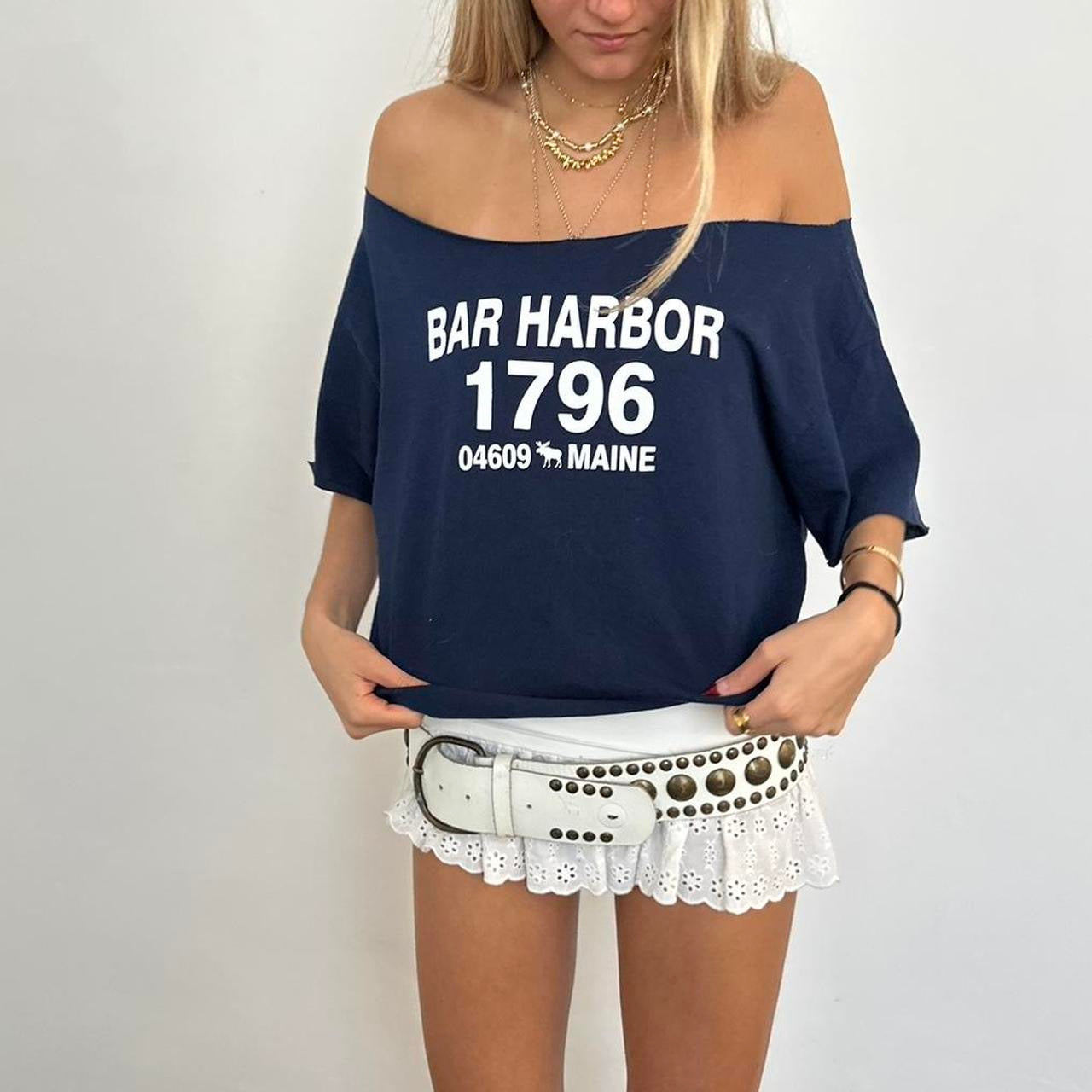 Vintage Bar Harbour baby tee 🩵