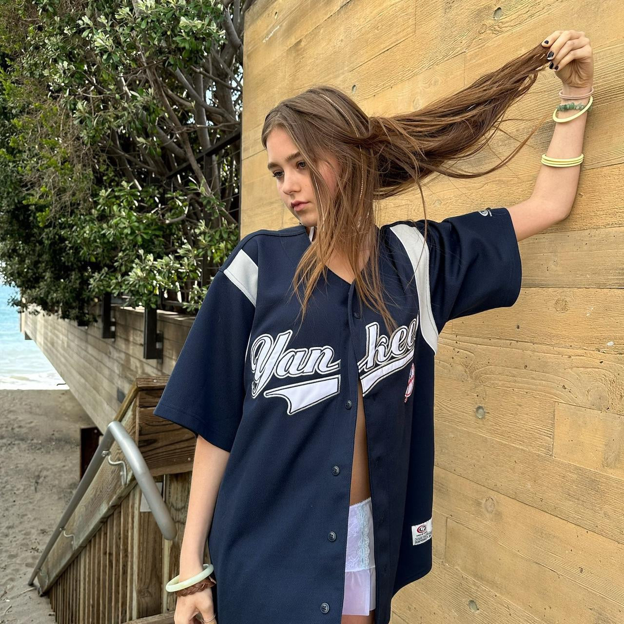 Vintage 90’s Yankees jersey top